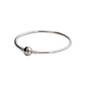Pandora Moments Sterling Silver Charm Bangle 17CM -